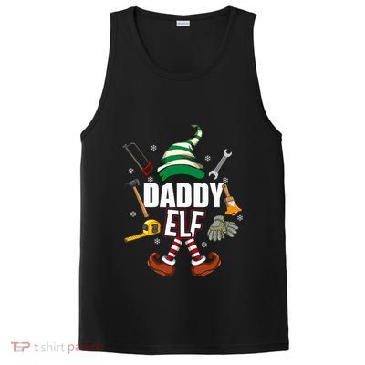 Daddy Elf Funny Christmas Gift Matching Family Pajama PosiCharge Competitor Tank