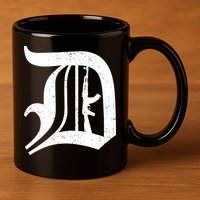 Defend Detroit Gun AK47 11oz C Handle Ceramic Mug