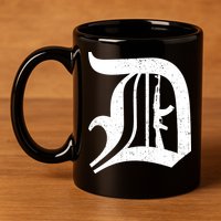 Defend Detroit Gun AK47 11oz C Handle Ceramic Mug