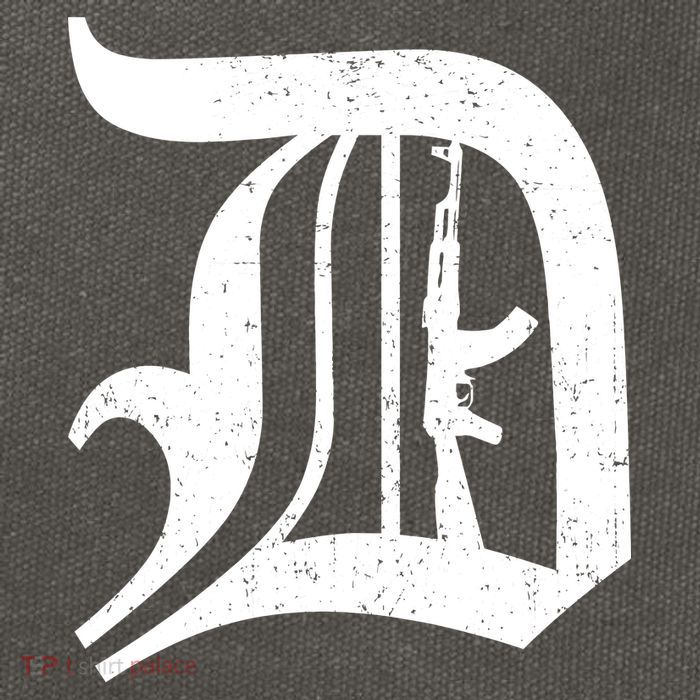 Defend Detroit Gun AK47 Cotton Canvas Backpack