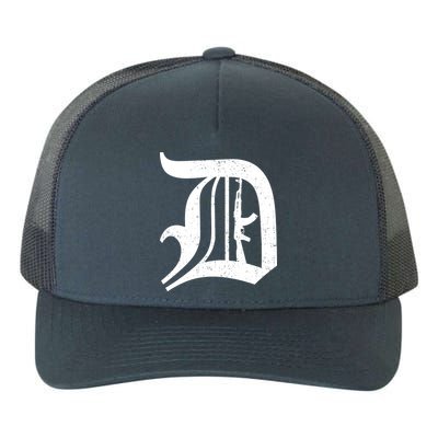 Defend Detroit Gun AK47 Yupoong Adult 5-Panel Trucker Hat