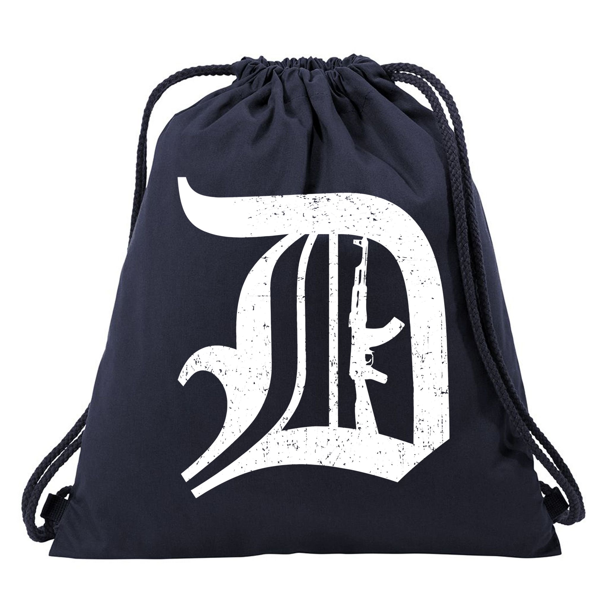 Defend Detroit Gun AK47 Drawstring Bag