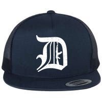 Defend Detroit Gun AK47 Flat Bill Trucker Hat