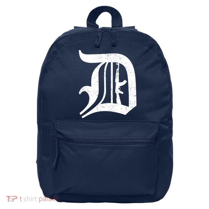 Defend Detroit Gun AK47 16 in Basic Backpack