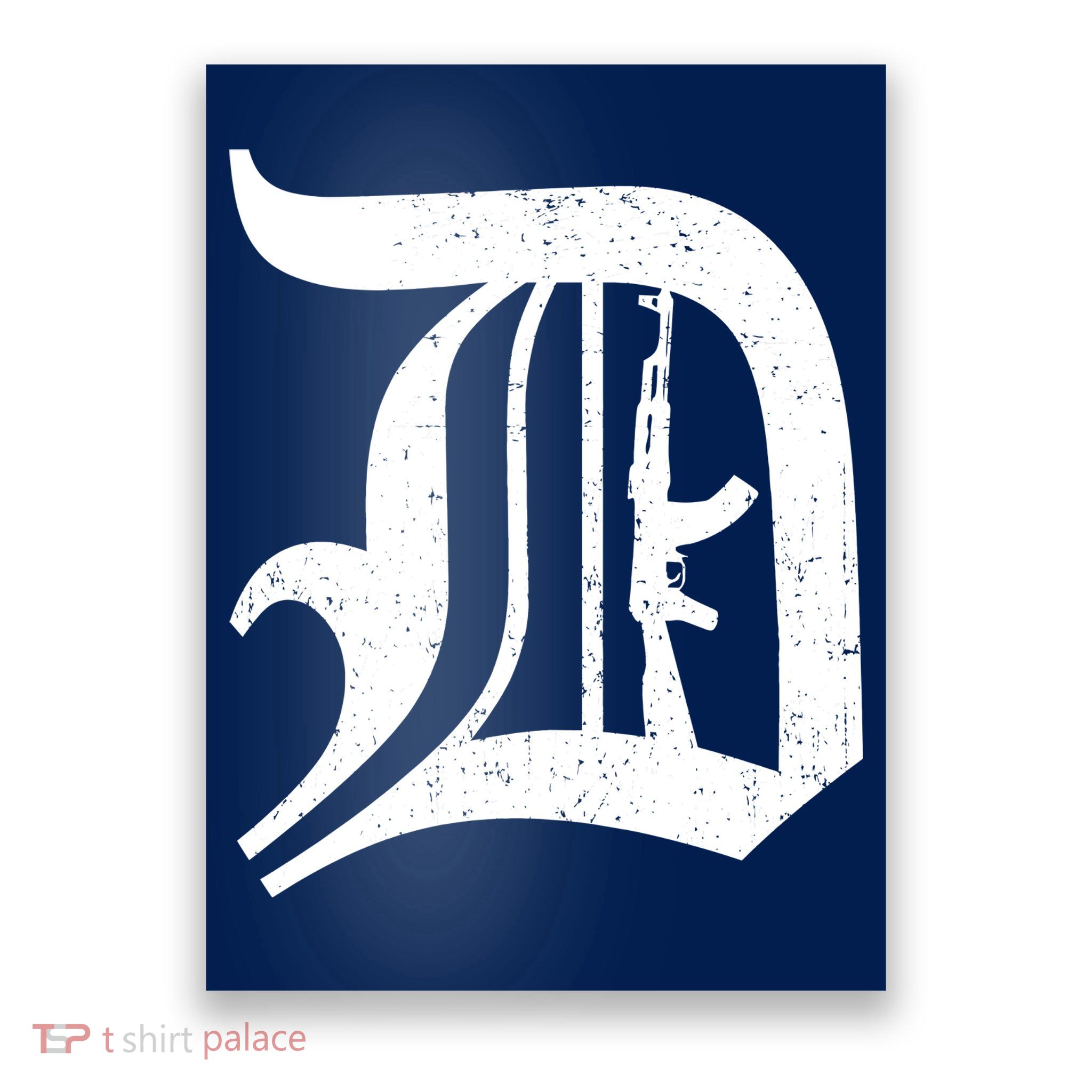 Defend Detroit Gun AK47 Poster