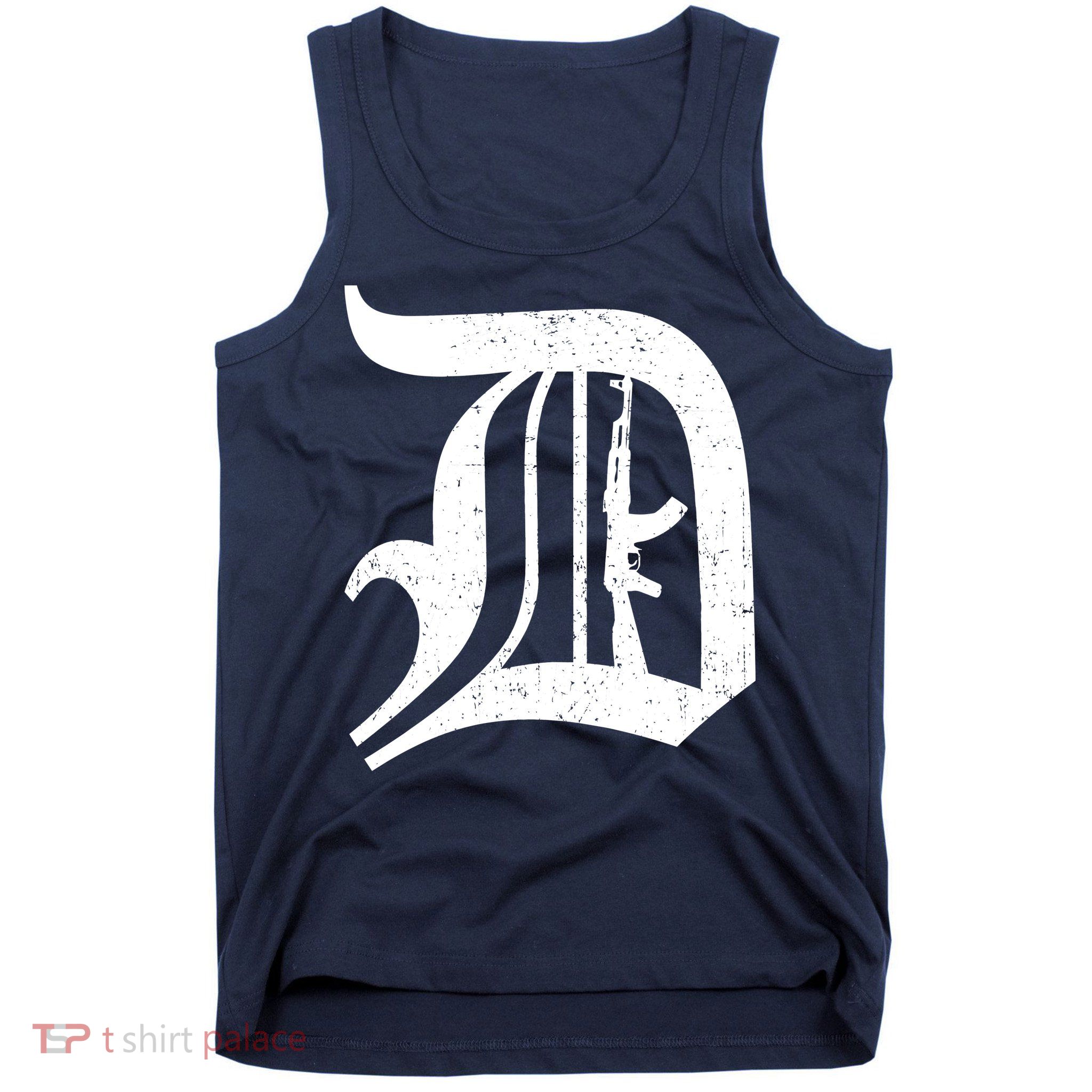 Defend Detroit Gun AK47 Tank Top