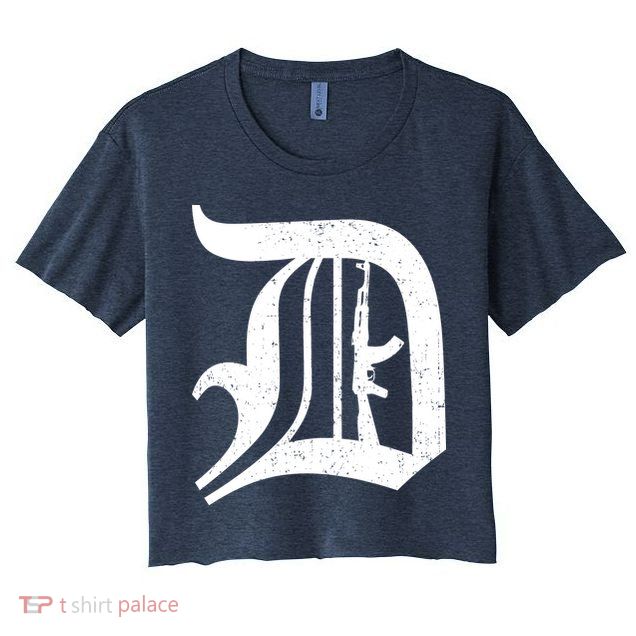 Defend Detroit Gun AK47 Crop Top