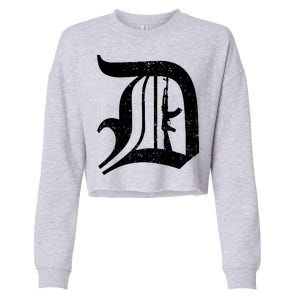 Defend Detroit Gun AK47 Cropped Pullover Crew