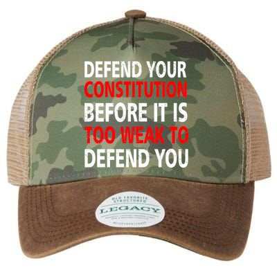 Defend Your Constitution Legacy Tie Dye Trucker Hat