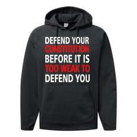 Defend Your Constitution Performance Fleece Hoodie