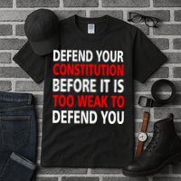 Defend Your Constitution Tall T-Shirt