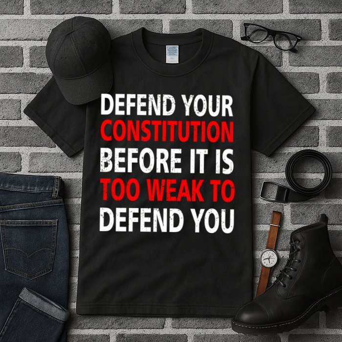Defend Your Constitution Tall T-Shirt
