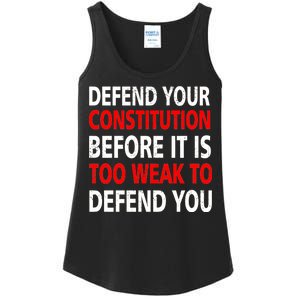 Defend Your Constitution Ladies Essential Tank