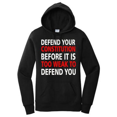 Defend Your Constitution Women's Pullover Hoodie