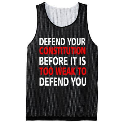Defend Your Constitution Mesh Reversible Basketball Jersey Tank