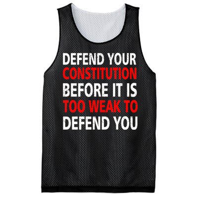 Defend Your Constitution Mesh Reversible Basketball Jersey Tank