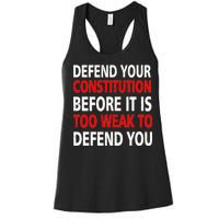 Defend Your Constitution Women's Racerback Tank