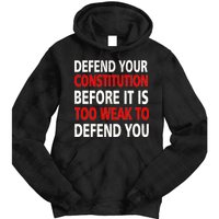 Defend Your Constitution Tie Dye Hoodie