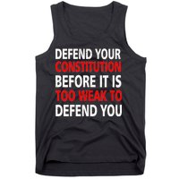 Defend Your Constitution Tank Top