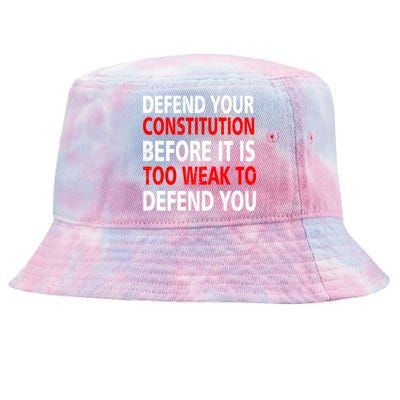 Defend Your Constitution Tie-Dyed Bucket Hat