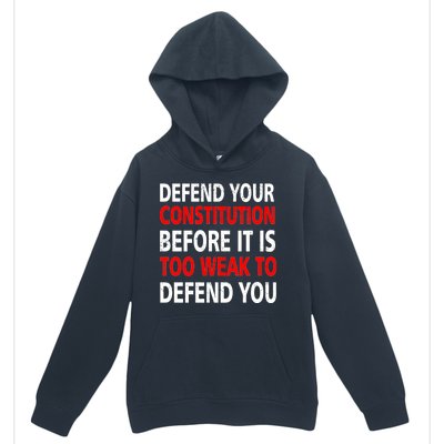 Defend Your Constitution Urban Pullover Hoodie