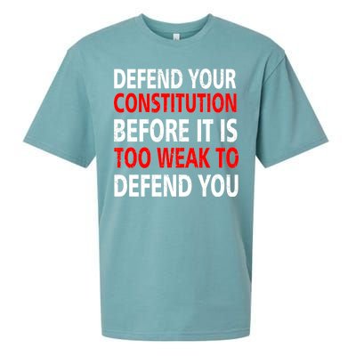 Defend Your Constitution Sueded Cloud Jersey T-Shirt