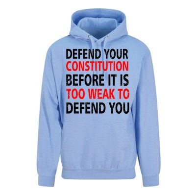 Defend Your Constitution Unisex Surf Hoodie