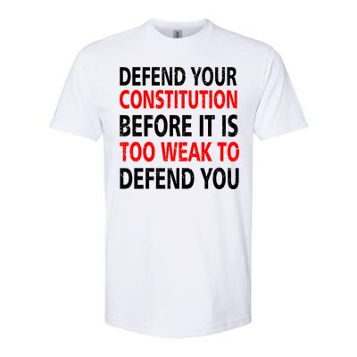 Defend Your Constitution Softstyle CVC T-Shirt