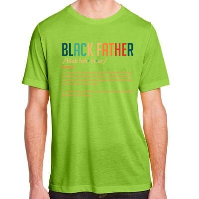 Definition Of A Black Father  Adult ChromaSoft Performance T-Shirt