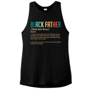 Definition Of A Black Father  Ladies PosiCharge Tri-Blend Wicking Tank