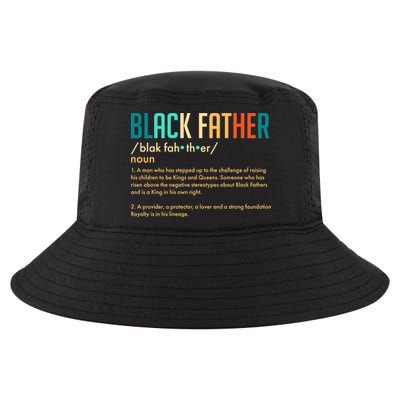 Definition Of A Black Father  Cool Comfort Performance Bucket Hat