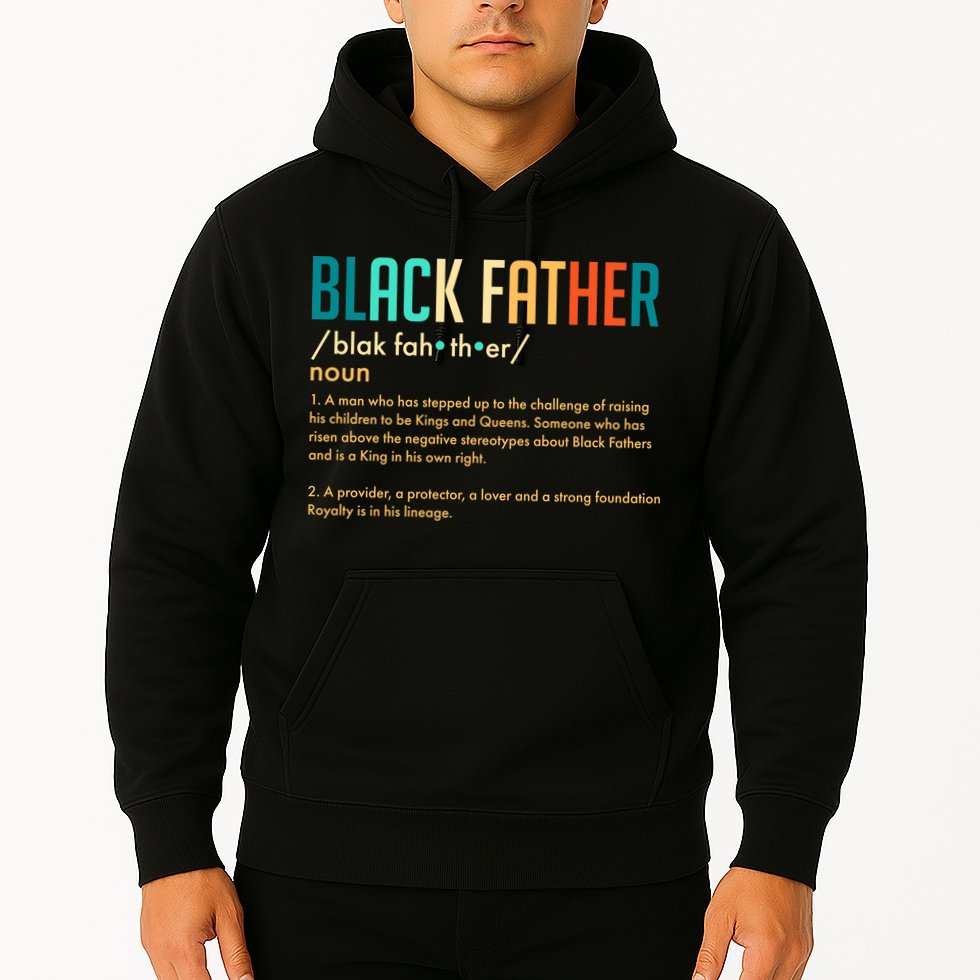 Definition Of A Black Father  Hoodie