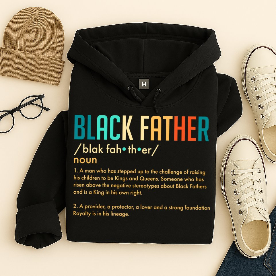 Definition Of A Black Father  Hoodie