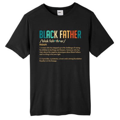 Definition Of A Black Father  Tall Fusion ChromaSoft Performance T-Shirt