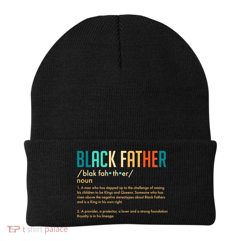 Definition Of A Black Father  Beanie