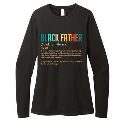 Definition Of A Black Father  Womens CVC Long Sleeve Shirt