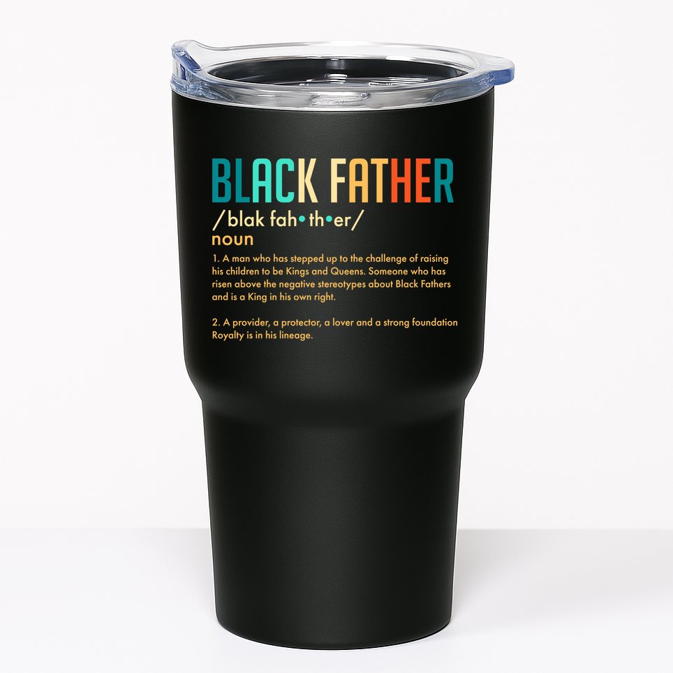 Definition Of A Black Father  Tumbler