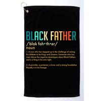Definition Of A Black Father  Golf Towel