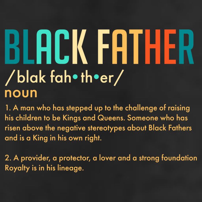 Definition Of A Black Father  Golf Towel