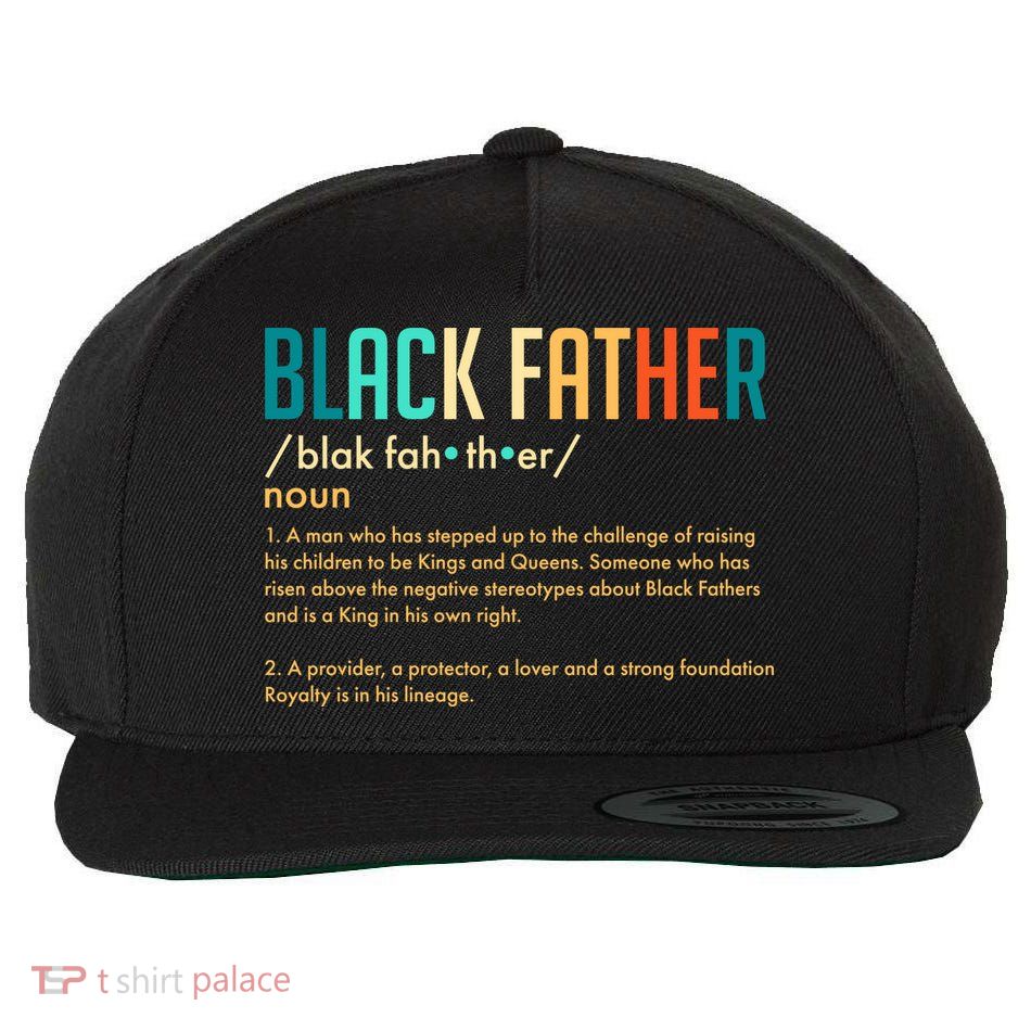 Definition Of A Black Father  Wool Snapback Cap