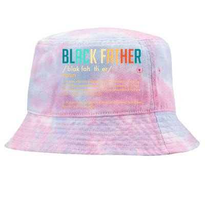 Definition Of A Black Father  Tie-Dyed Bucket Hat