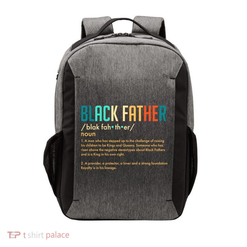 Definition Of A Black Father  Vector Backpack