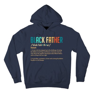 Definition Of A Black Father  Hoodie