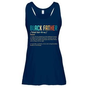 Definition Of A Black Father  Ladies Essential Flowy Tank