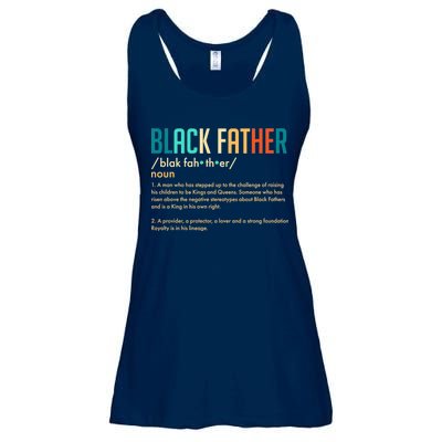 Definition Of A Black Father  Ladies Essential Flowy Tank