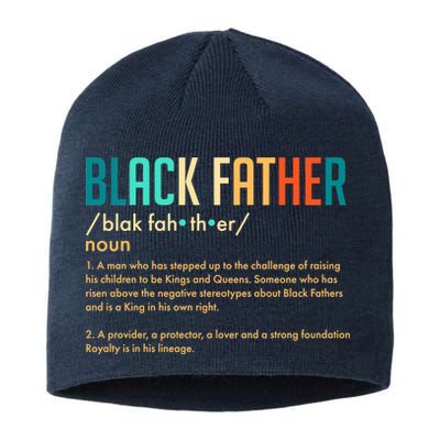 Definition Of A Black Father  Sustainable Beanie