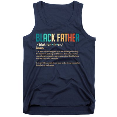 Definition Of A Black Father  Tank Top