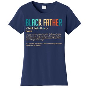 Definition Of A Black Father  Women's T-Shirt