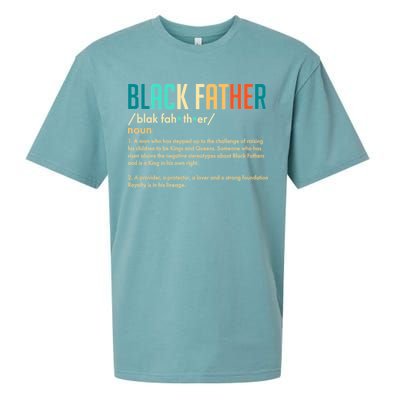 Definition Of A Black Father  Sueded Cloud Jersey T-Shirt