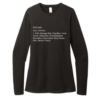 Definition Of A Dad Womens CVC Long Sleeve Shirt